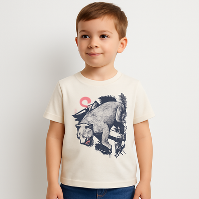 White With Logo T-Shirt